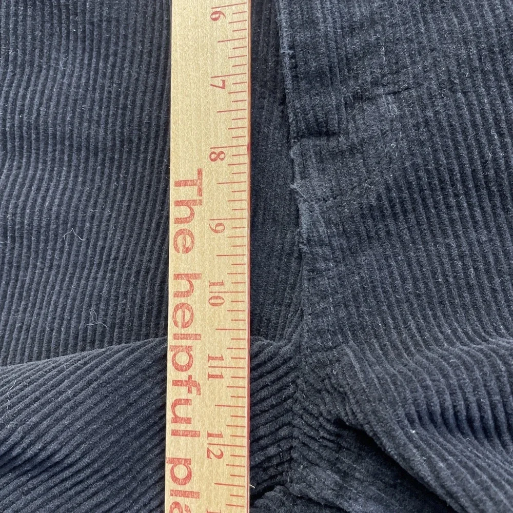 Empyre Tori Corduroy Pants Womens 8 Black‎ High Rise 90s Skate